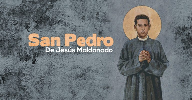 Imagen de San Pedro de Jesús Maldonado, mártir de Chihuahua.