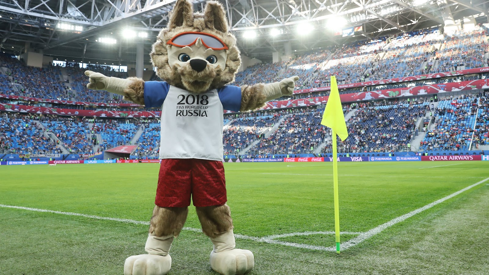 Zabivaka, la mascota oficial de Rusia 2018, su nombre en ruso significa en ruso “el que anota”.