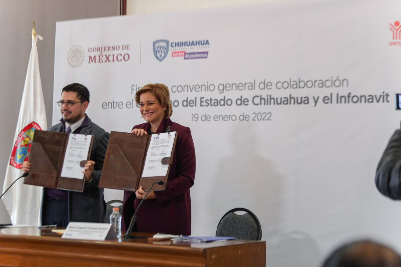 Firma Maru Campos convenio con Infonavit para simplificar trámites ...