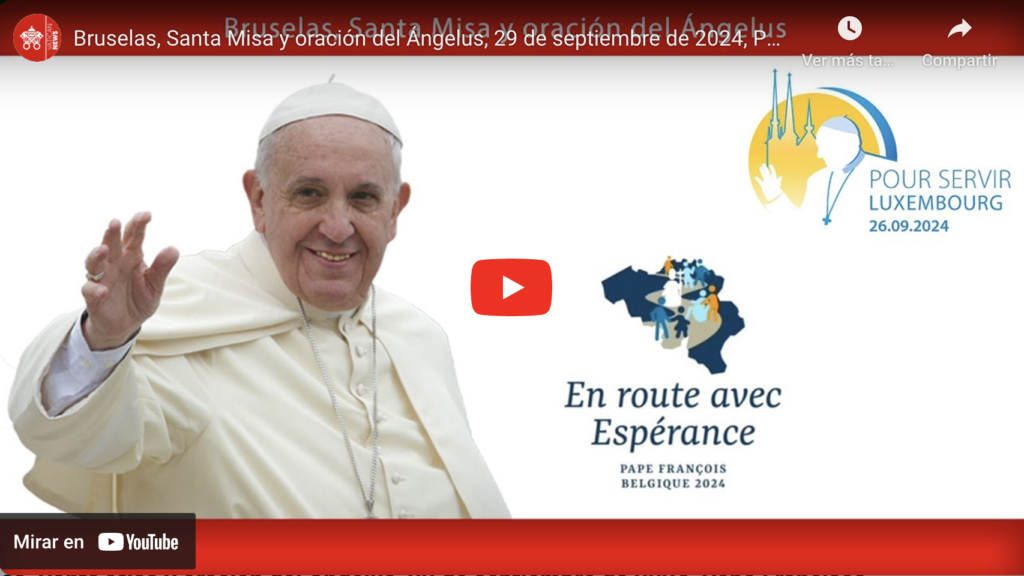 Angelus Papa Francisco Domingo 29 De Septiembre De 2024