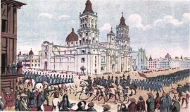 En 1847, Tropas Estadounidenses Tomaron La Ciudad De México, Durante La Guerra Con Eu