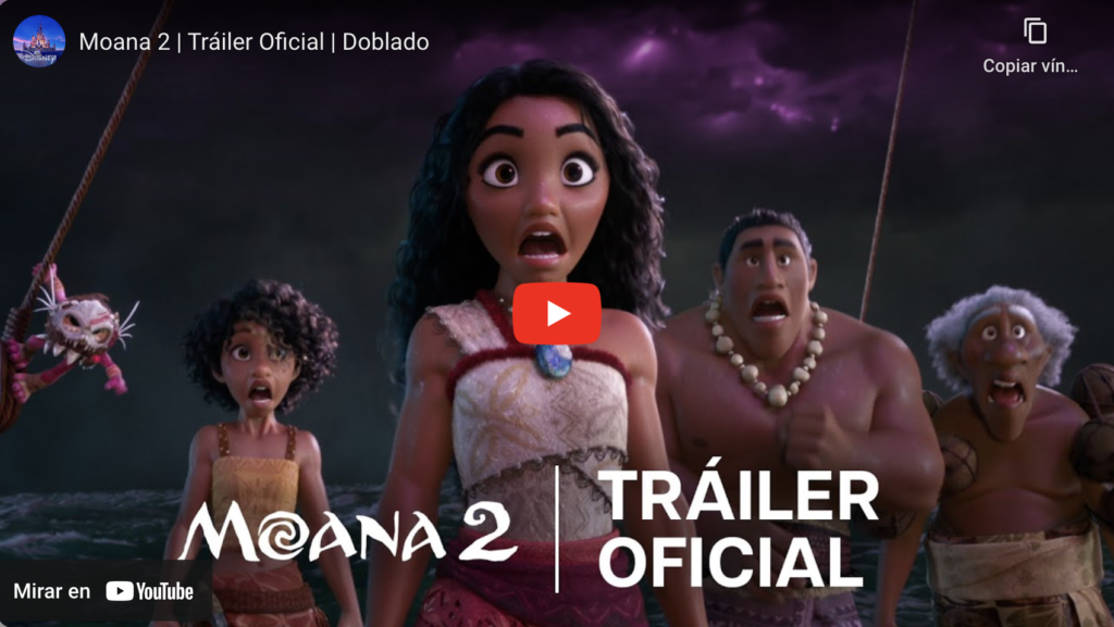 Moana 2 | Tráiler Oficial | Disney