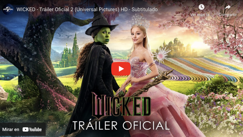 Wicked | Tráiler Oficial 2 | Universal Pictures