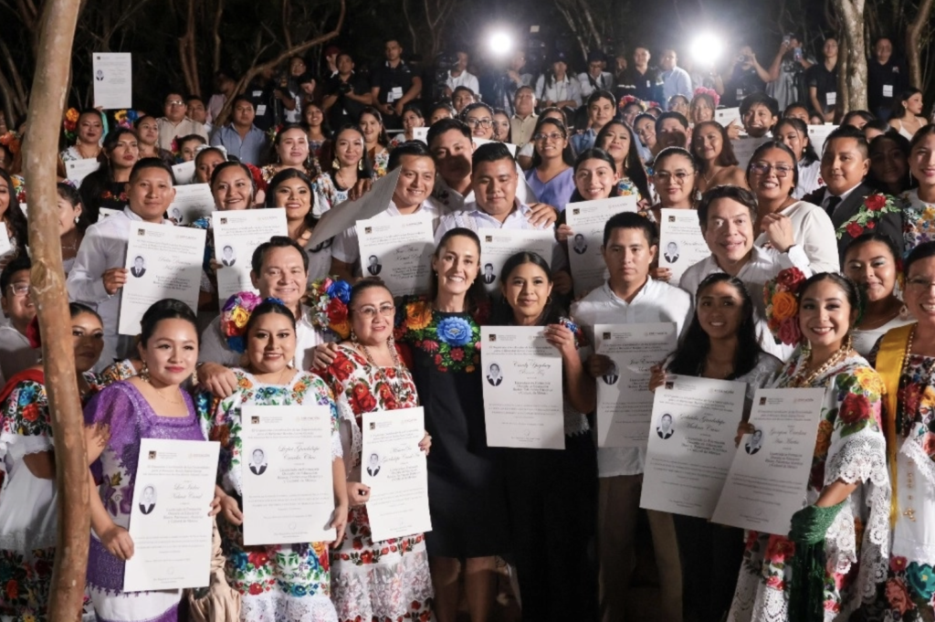Desde Yucatán, Claudia Sheinbaum Defiende Derecho A La Educación Pública