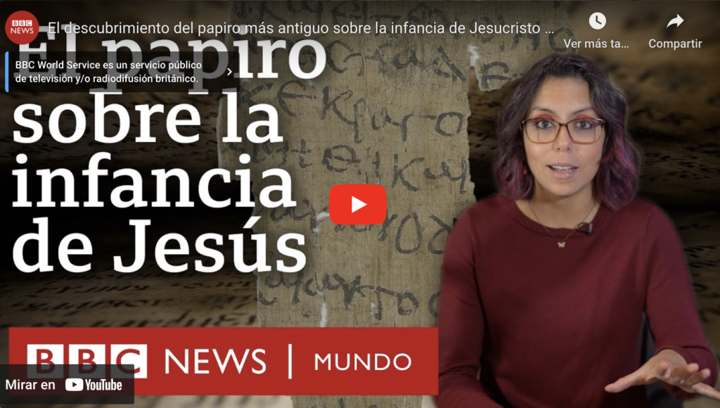 El Papiro Más Antiguo Sobre La Infancia De Jesús | Bbc Mundo