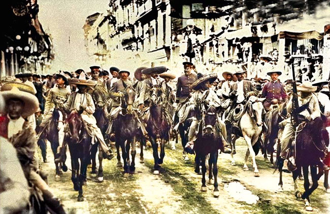 Francisco Villa Y Emiliano Zapata Hacen Su Entrada Triunfal En La Capital De México