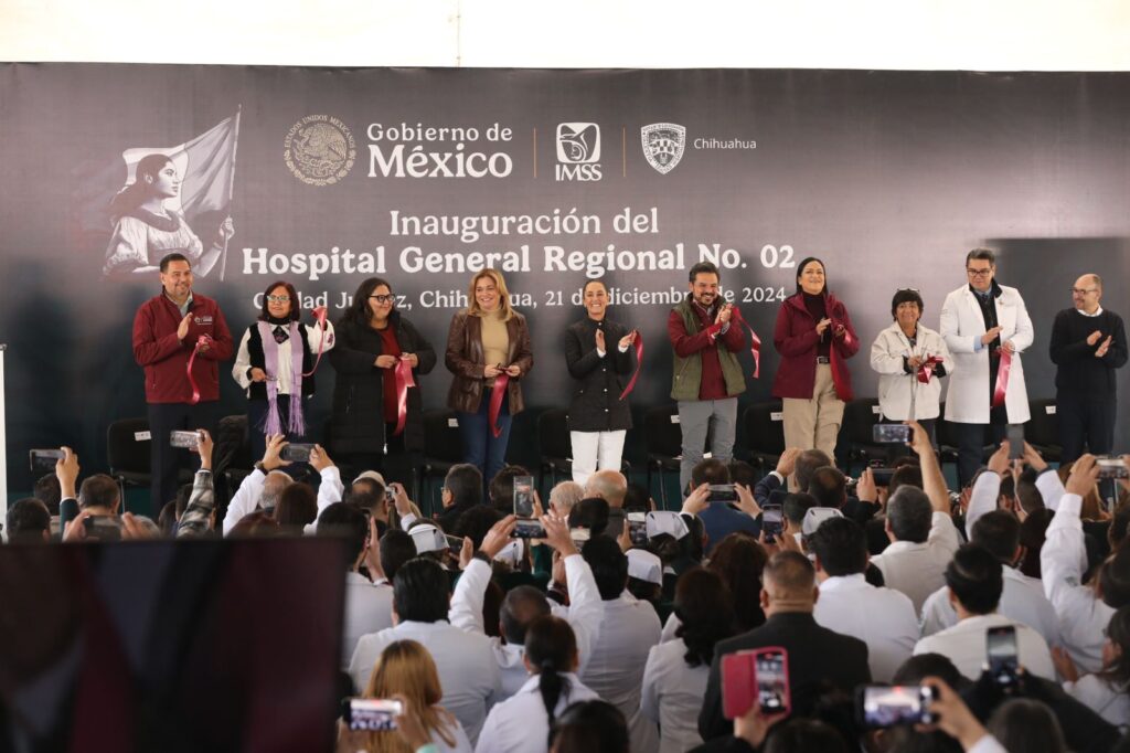 Presidenta Claudia Sheinbaum Y Alcalde Pérez Cuéllar Inauguran El Hospital General Regional 2 Del Imss 2
