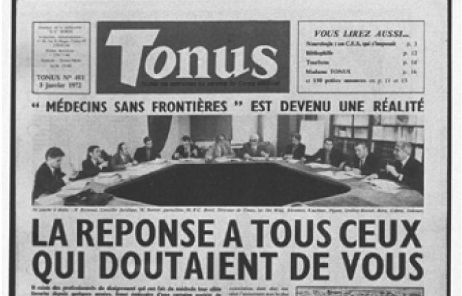 Un Grupo De Médicos Franceses Crean En París La Ong Médicos Sin Fronteras