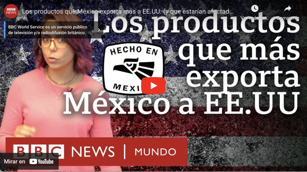 Los Productos Que México Exporta Más Hacia Eu | Bbc Mundo