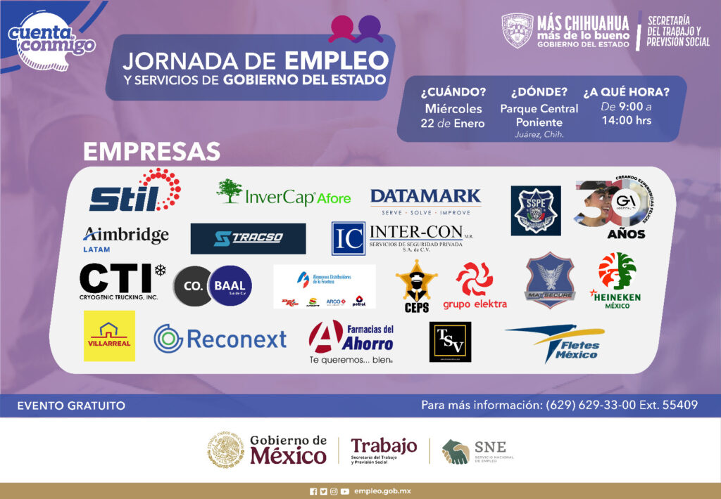 Ofertará Secretaría Del Trabajo Vacantes En Jornada De Reclutamiento En Juárez