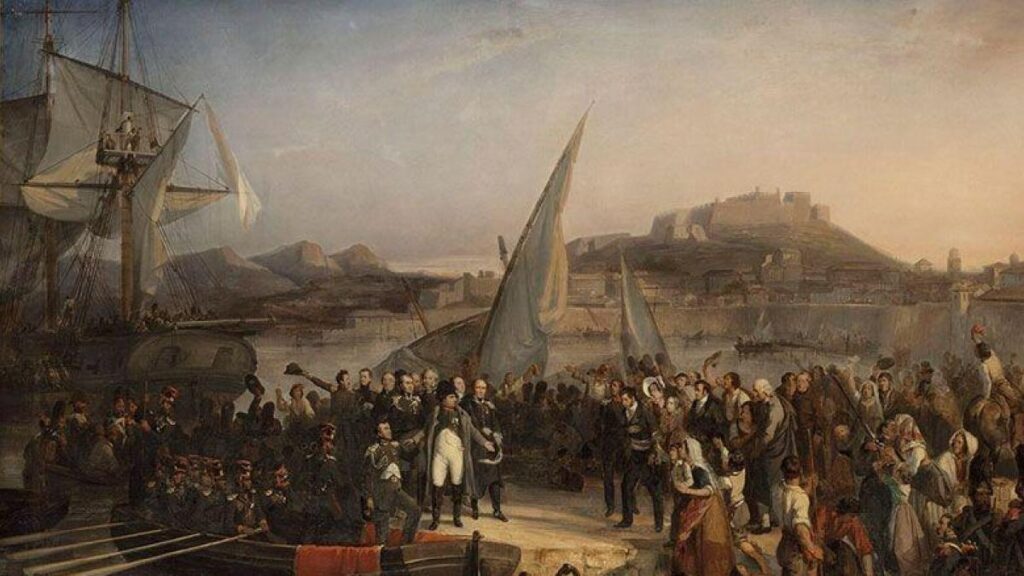 1815, Napoleón Bonaparte Se Escapa De La Isla De Elba