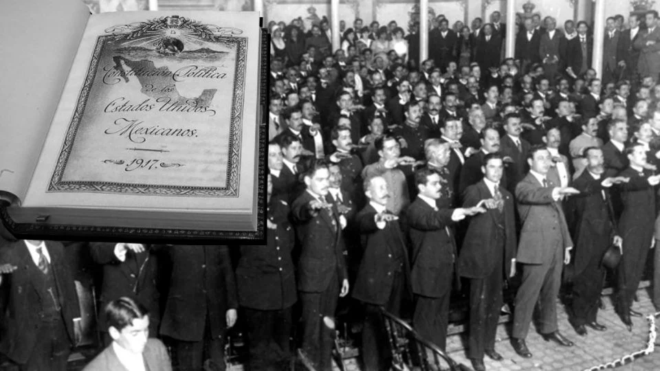 1917, Es Promulgada En Santiago De Querétaro, México, La Constitución De Los Estados Unidos Mexicanos