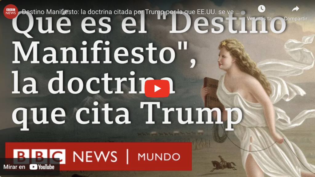 Destino Manifiesto La Doctrina Citada Por Trump Como Nación Elegida | Bbc