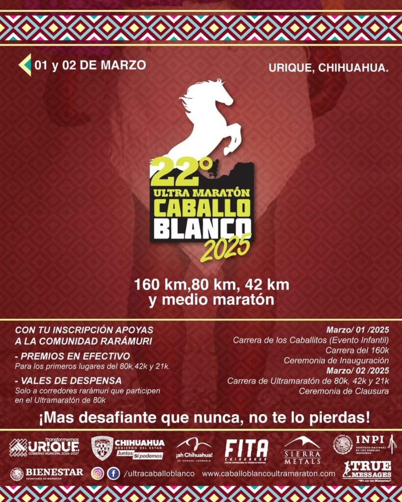 Presentan Edición 22 Del Ultra Maratón Caballo Blanco; Será En Urique