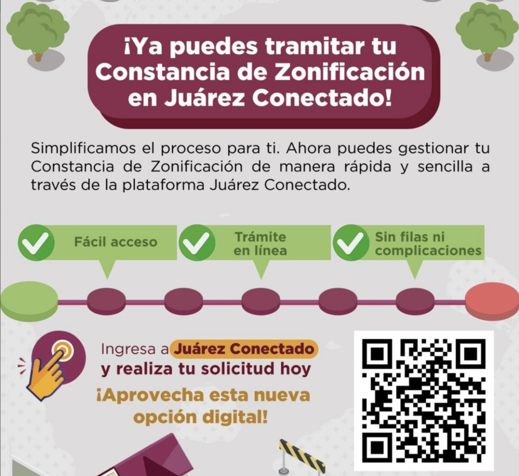 Invita desarrollo urbano a tramitar la constancia de zonificación en línea