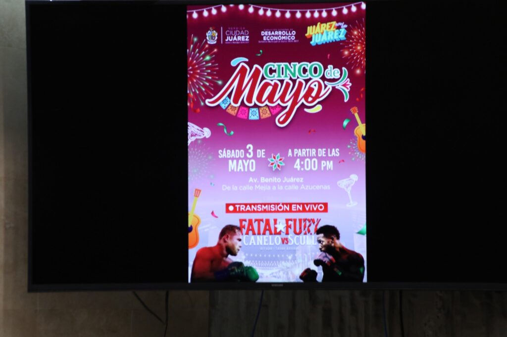 Anuncian evento %225 de mayo%22 en avenida juárez, trasmitirán pelea del “canelo” álvarez