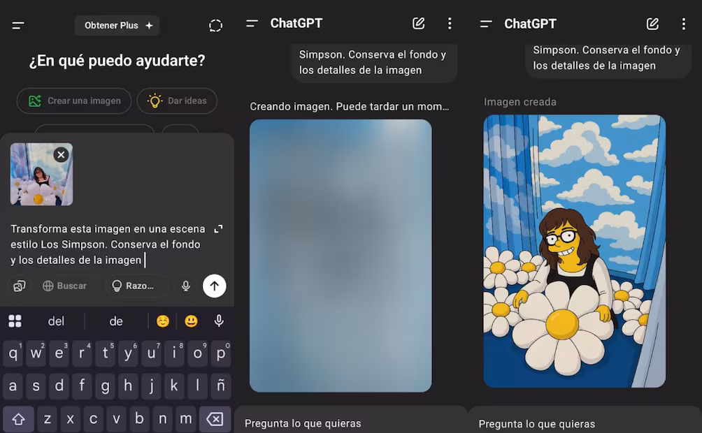 Así puedes transformar tus fotos al estilo de %22los simpson%22 con chatgpt
