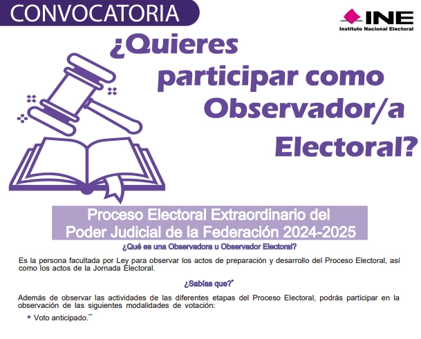 Implementa ine verificación biométrica para observadores en elección judicial