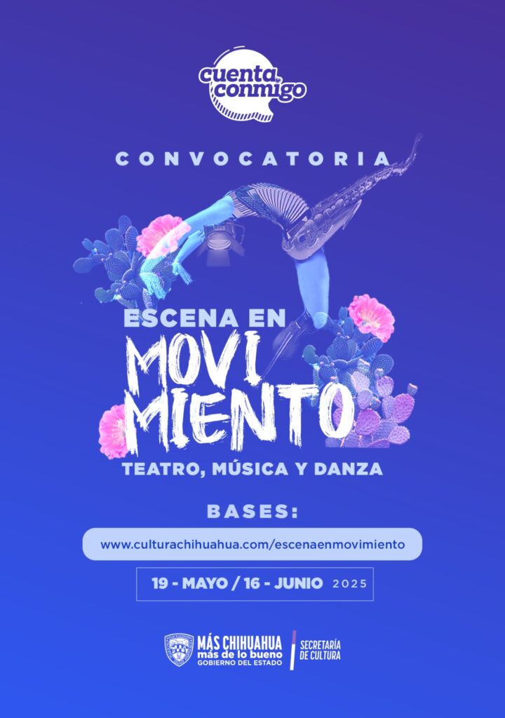Abre cultura convocatoria 'escena en movimiento 2025' de teatro, danza y música