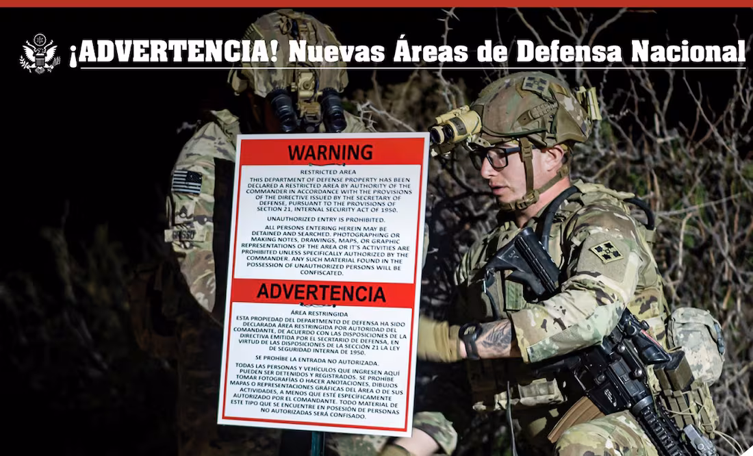 Embajada de eu en méxico señala áreas de su frontera 'son de la defensa nacional’