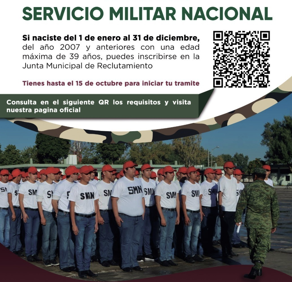 Exhortan a los jóvenes de ciudad juárez a inscribirse en el servicio militar nacional