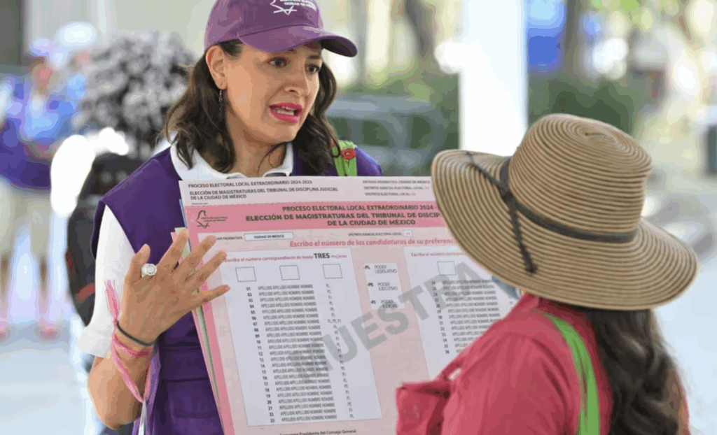 Ine y tribunal electoral llaman a votar en elección judicial; los votantes sí podrán llevar sus anotaciones, indican