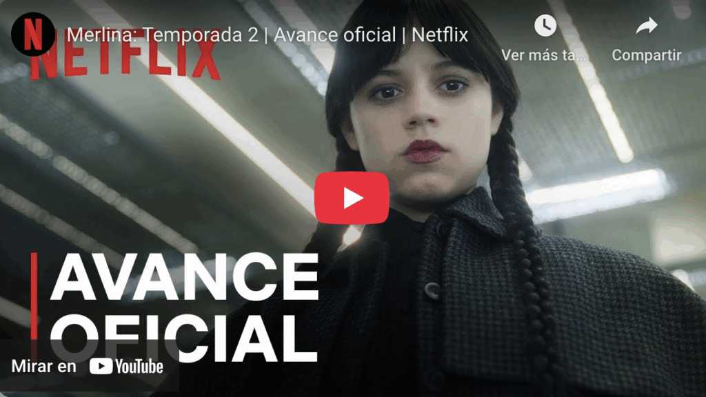 Merlina | temporada 2 | avance oficial | estreno netflix