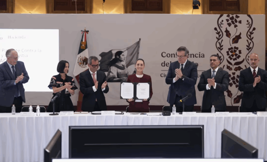 Sheinbaum y empresarios renuevan el pacic mantienen precio de la canasta básica en 910 pesos