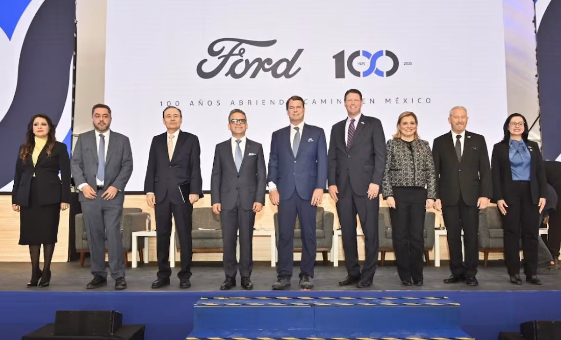 Confirma ford que mantendrá sus inversiones y operaciones en méxico al cumplir 100 años