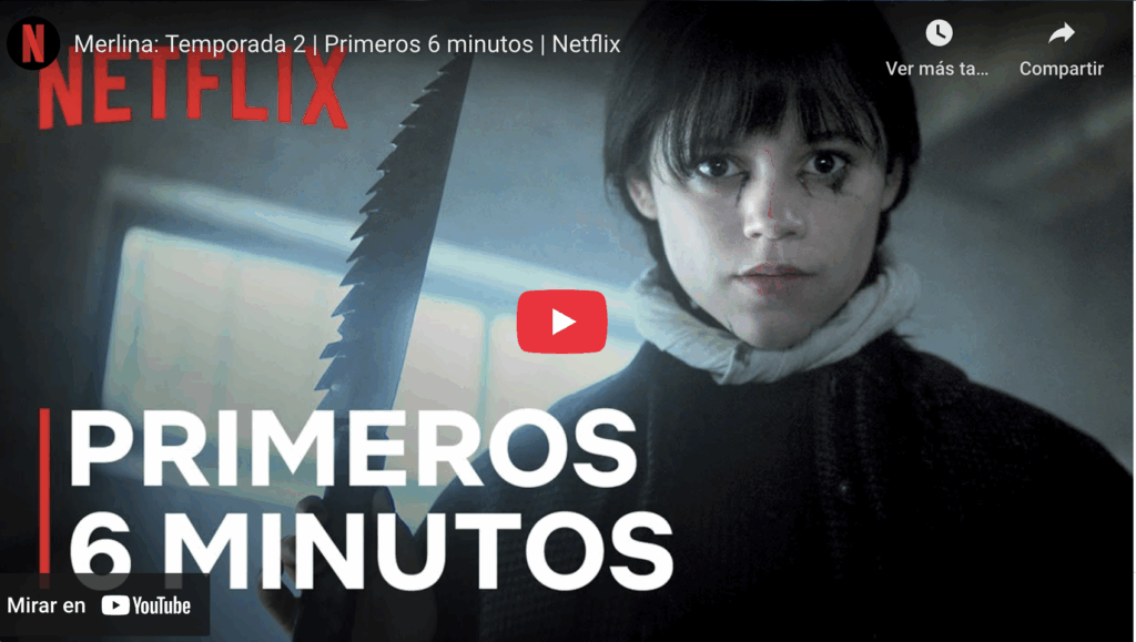 Merlina temporada 2 | primeros seis minutos | netflix