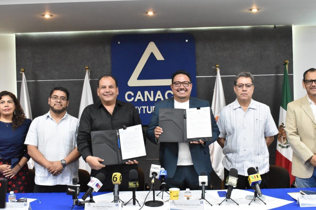 Conalep firma un convenio con canaco para beneficio de 5 mil estudiantes de ciudad juárez
