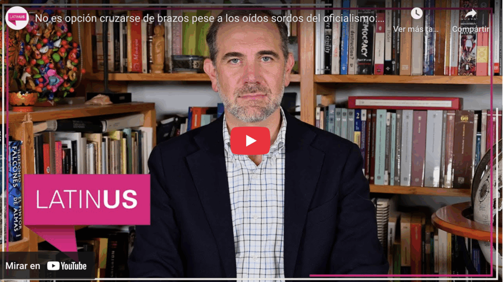 No es opción cruzarse de brazos ante el oficialismo | lorenzo córdova | latinus