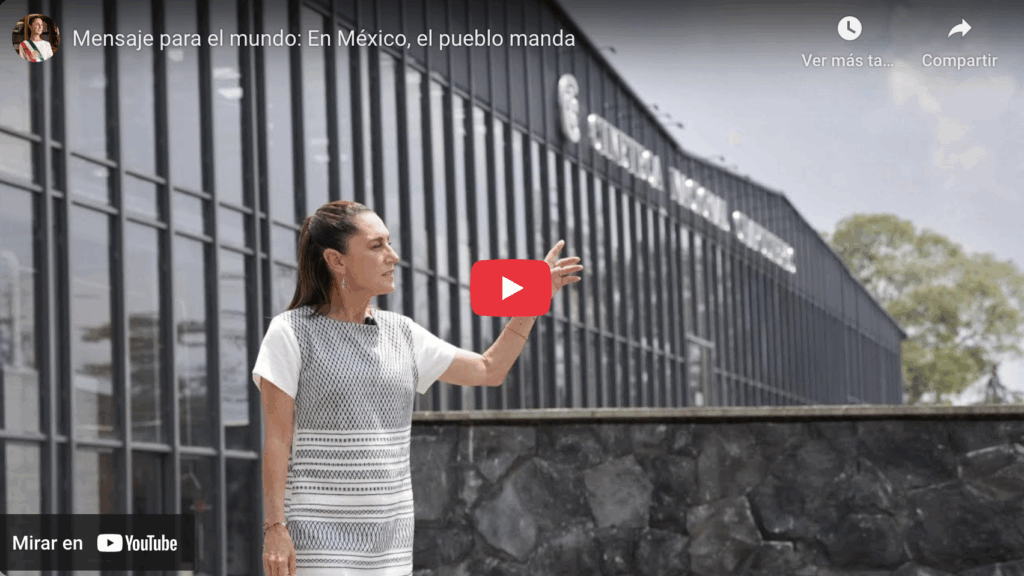 En méxico, el pueblo manda claudia sheinbaum tras los dichos de trump