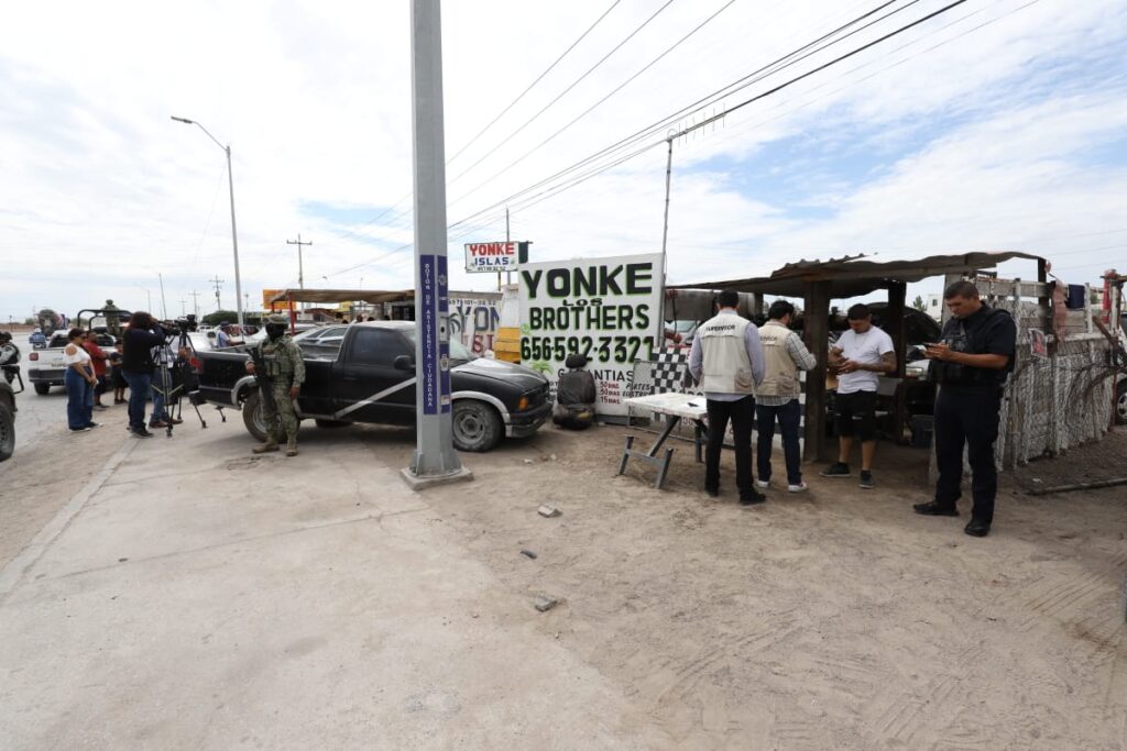 Clausura municipio otros dos yonques por reincidir en la obstrucción de la vía pública