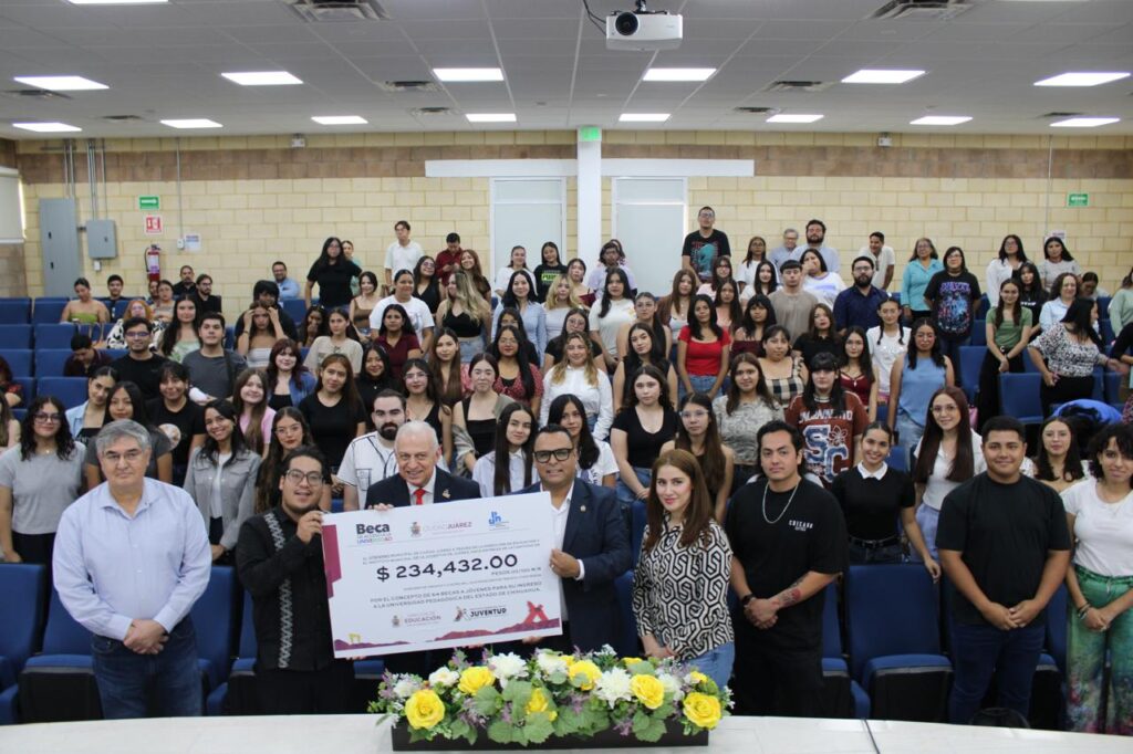 Estudiantes de la upnech reciben becas de acceso a la universidad en ciudad juárez