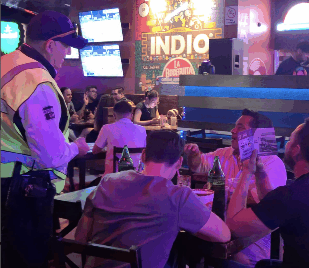 Exhorta seguridad vial a los juarenses a no combinar el volante con el alcohol