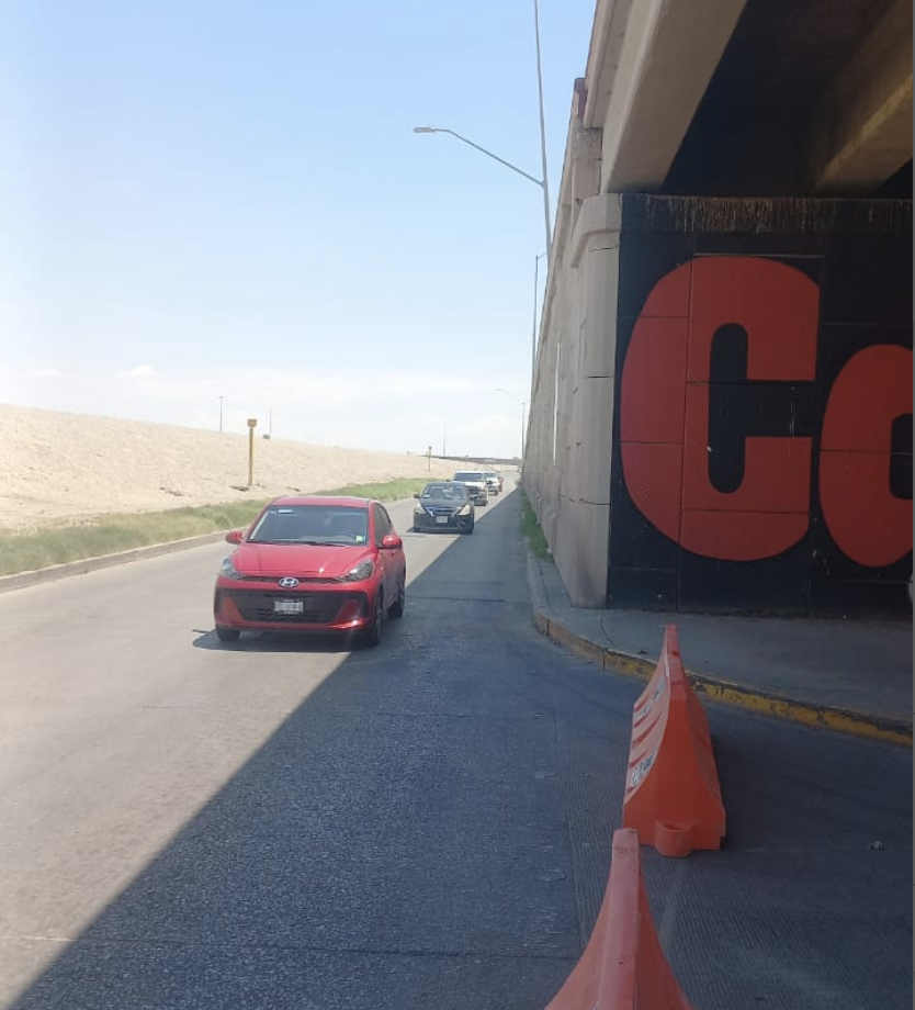 Habilita seguridad vial carril de ingreso al crucero de juan pablo ii y antonio j. bermúdez