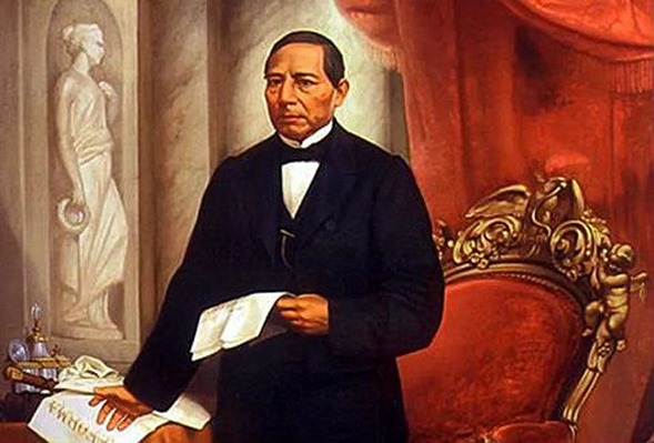 1860, el presidente mexicano, benito juárez, proclama las leyes de reforma