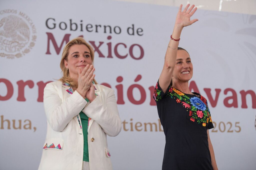 Acompaña maru a presidenta claudia sheinbaum en su informe de gobierno en juárez