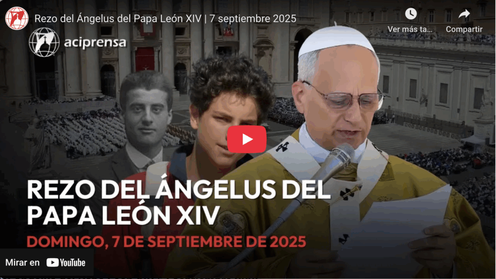 Ángelus papa león xiv | domingo 7 de septiembre de 2025