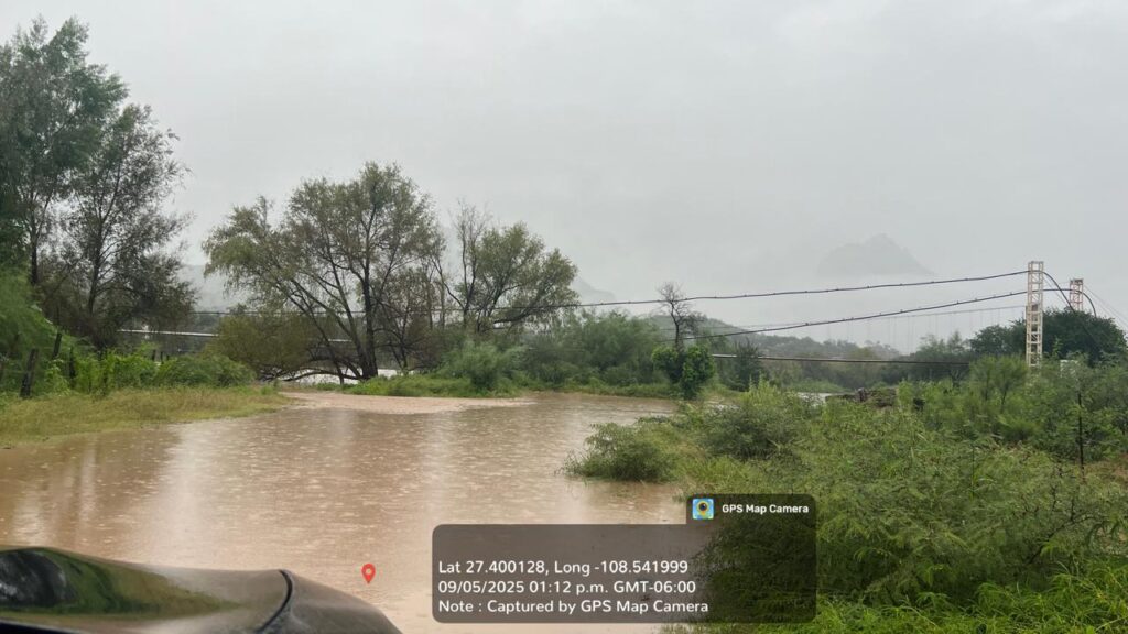 Coordina protección civil acciones ante inundaciones en nuevo casas grandes