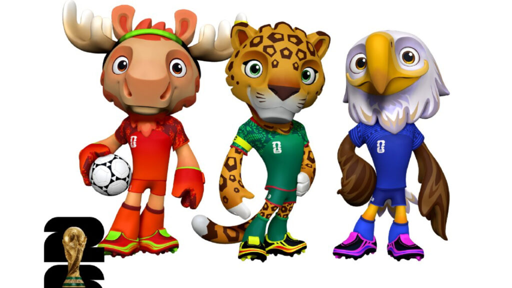 Fifa presenta las mascotas oficiales del mundial 2026 maple de canadá, clutch de estados unidos y zayu de méxico