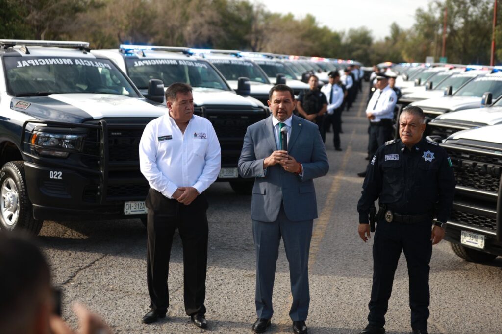 Gobierno municipal refuerza seguridad con 62 unidades nuevas para policía y vialidad