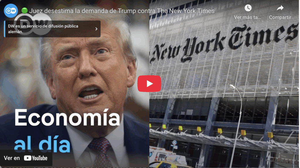 Juez desestima la demanda de donald trump contra the new york times | dw