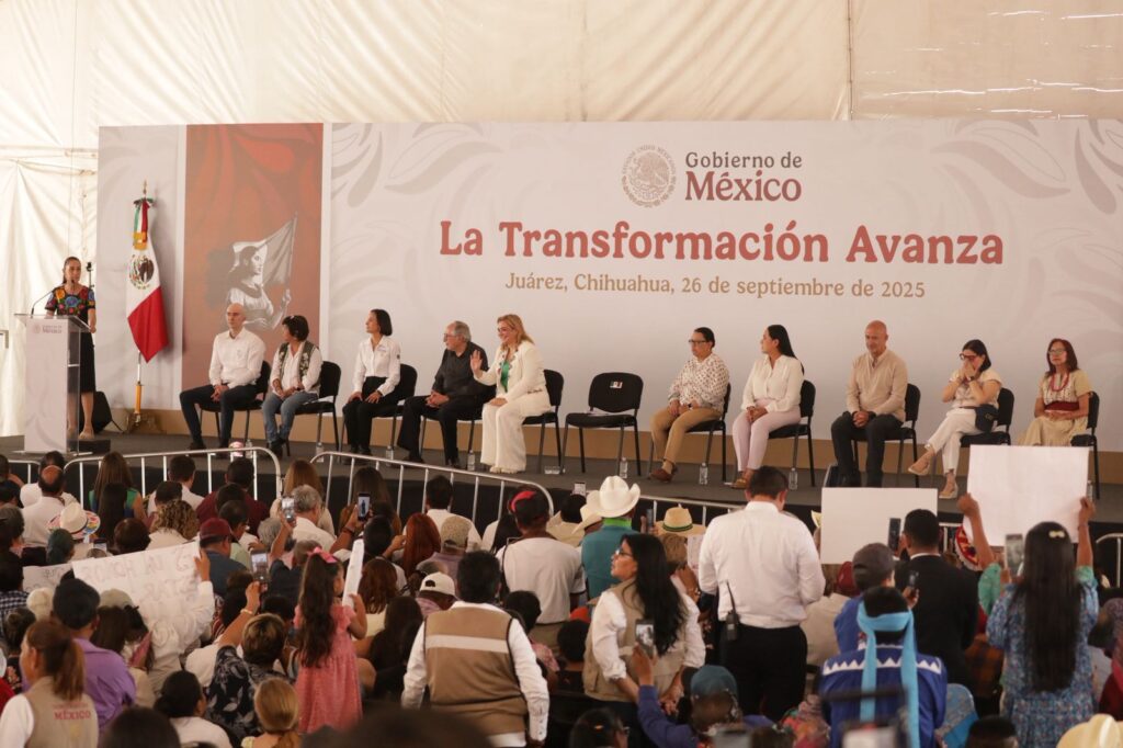 Presenta claudia sheinbaum su primer informe de gobierno ante más de 20 mil juarenses