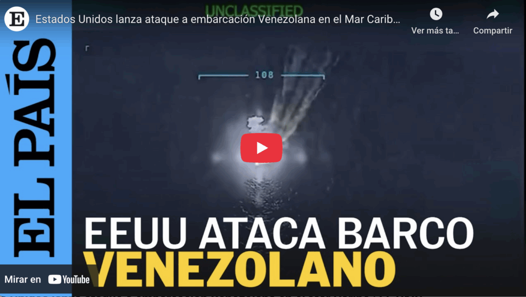 Trump confirma ataque a embarcación venezolana en el caribe