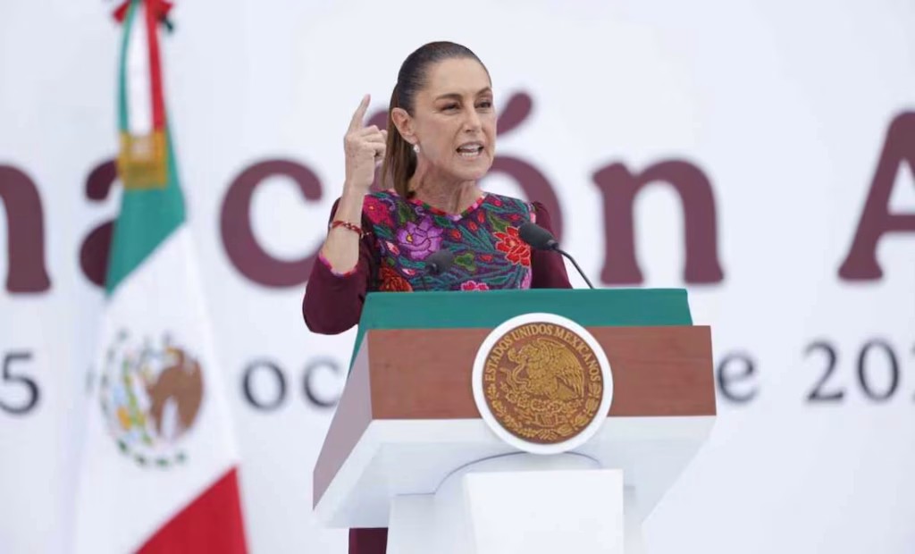 %22quien robe y traicione al pueblo, enfrentará la justicia%22; advierte sheinbaum a un año de su gobierno