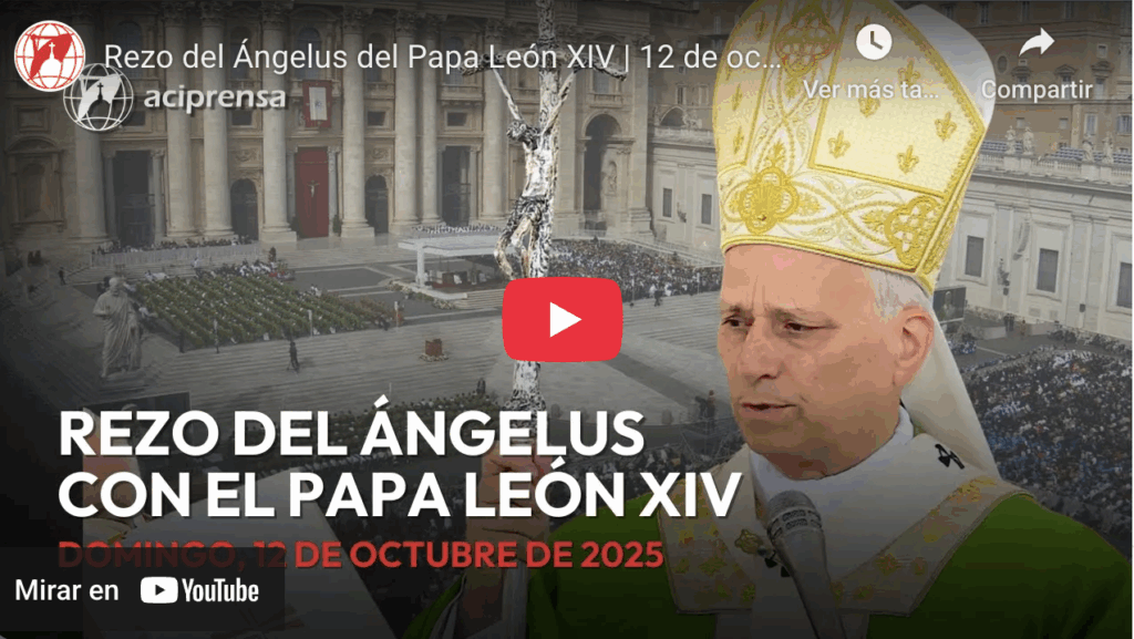Ángelus papa león xiv | domingo 12 de octubre de 2025