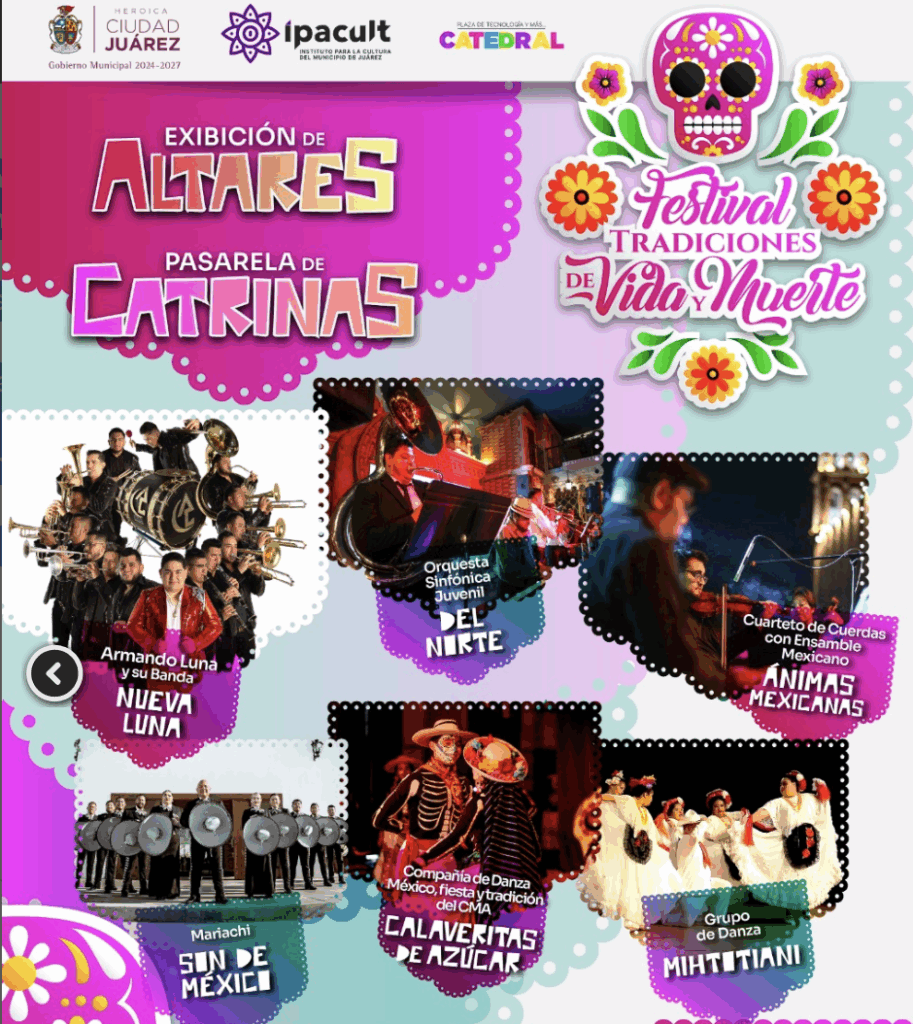 Invita ipacult al festival %22tradiciones de vida y muerte 2025%22 en el centro histórico