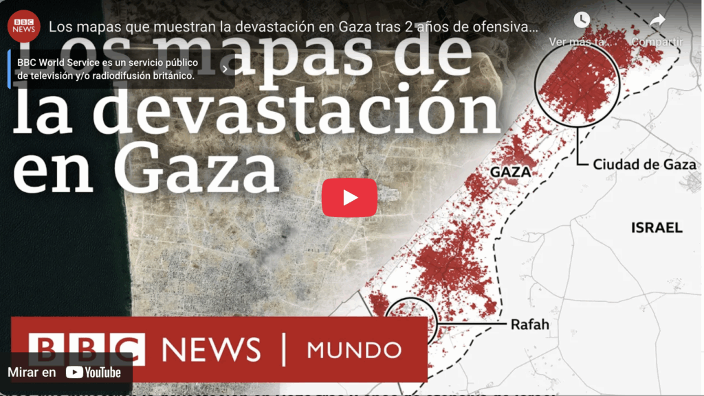 Los mapas que muestran la devastación en gaza tras dos años de guerra de israel | bbc